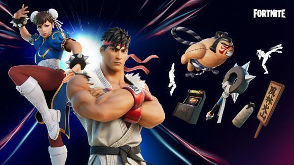 Header image Ryu y Chun-Li de Street Fighter se unen a Fortnite